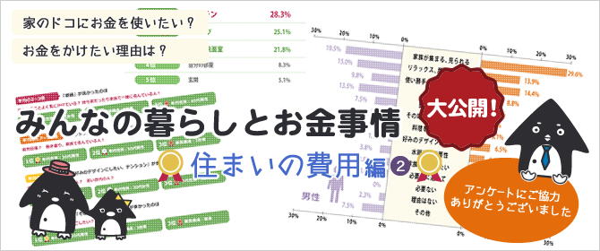 みんなの暮らしとお金事情大公開！ 住まいの費用編02